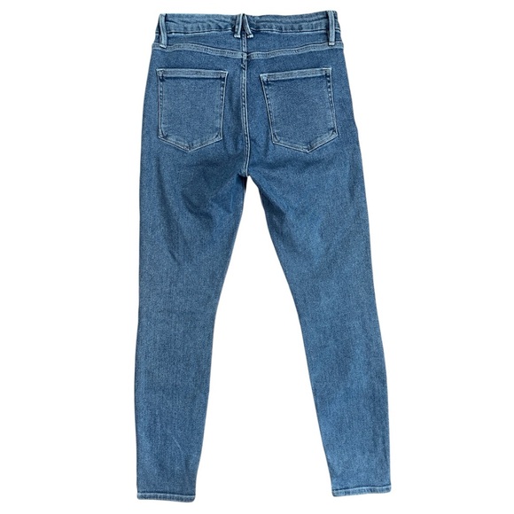 Good American Exposed Zipper High Rise Skinny Jean size 8/29 - Picture 7 of 8